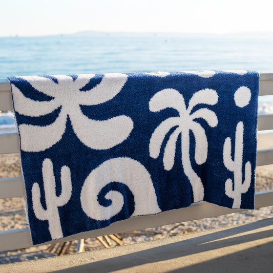 Surf & Saddle Plush Throw Blanket
